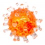 ИГРУШКА-АНТИСТРЕСС ВИРУС 7см. (Оранжевый) (MiC)