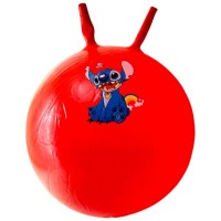 Мʼяч для фітнесу герой, діаметр 43 см (червоний)