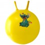 Мʼяч для фітнесу герой, діаметр 43 см (жовтий) (MiC)