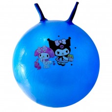 Мʼяч для фітнесу герой, діаметр 50 см (сіній)