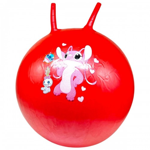 Мʼяч для фітнесу герой, діаметр 50 см (червоний) (MiC)