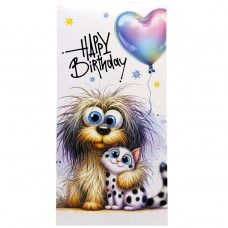 Конверт поздравительный (для денег) 16.5х9х0,5 см