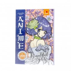 Розмальовка аніме 210х297мм., 8 аркушів, Скоба.