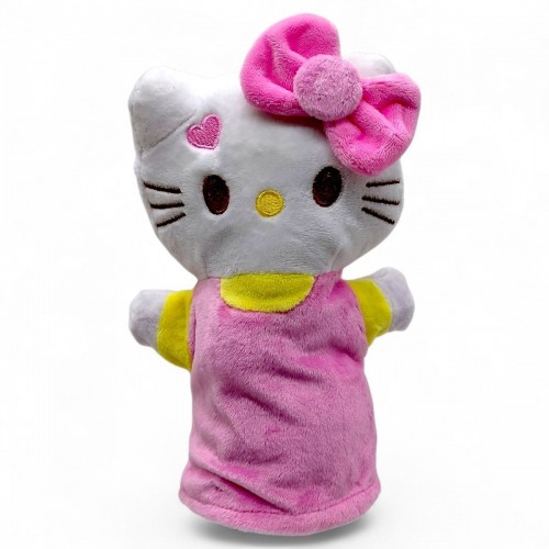 Мʼяка іграшка-рукавичка "Кітті" (рожева) (Kinder Toys)