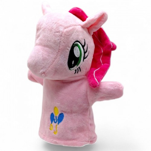 М'яка іграшка-рукавичка "Поні" (рожева) (Kinder Toys)