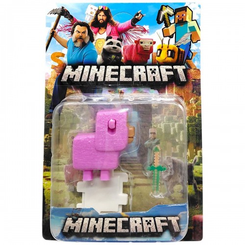 Игрушка-герой "Майнкрафт/Minecraft Movie" (Розовая овца) (MiC)