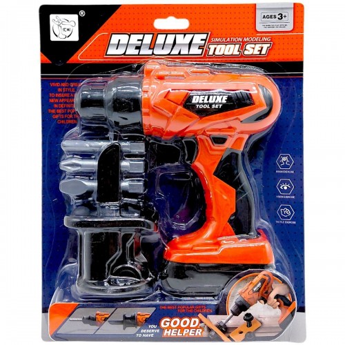 Шуруповерт з набором, на блістері р.28x22x5,5 см (YG Toys)