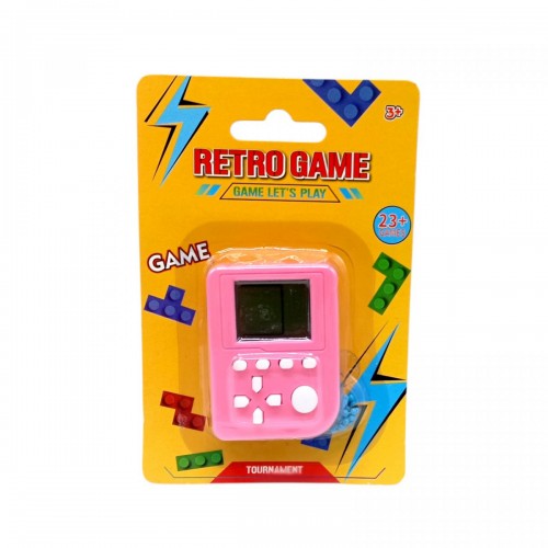 ЕЛЕКТРОННА ГРА RETRO GAME (РОЖЕВИЙ) (MiC)