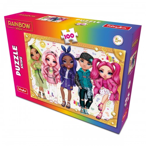 Пазли Rainbow High Shine, 100 елементів (Ідейка)