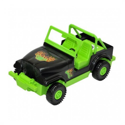 Авто-джип инерционный, пластиковый (зеленый) (TIGRES)