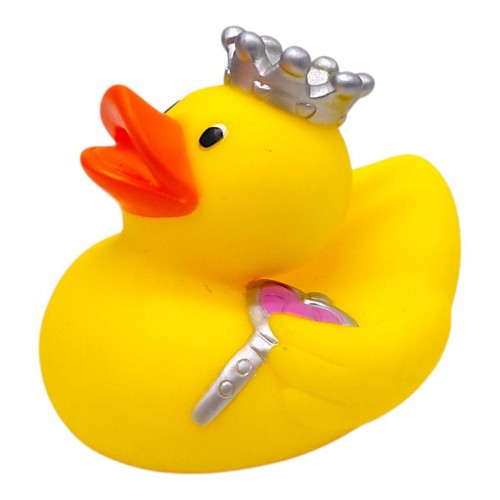 ІГРАШКА ДЛЯ ВАННИ, ГУМОВА "КАЧЕНЯ" (В КОРОНІ) (MiC)