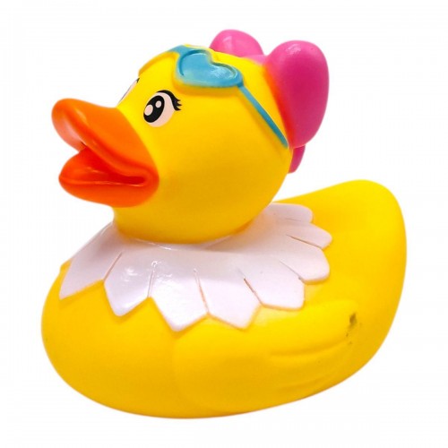 ІГРАШКА ДЛЯ ВАННИ, ГУМОВА "КАЧЕНЯ" (РОЖЕВИЙ БАНТ) (MiC)