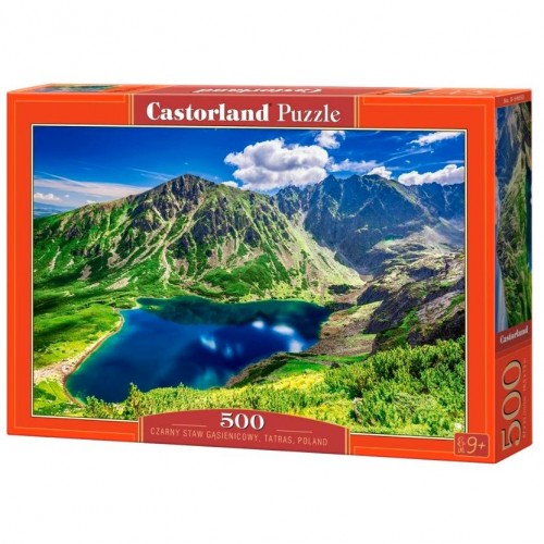 Пазли "Чорний Став озеро Гонсениці в Татрах", 500 елементів (Castorland)