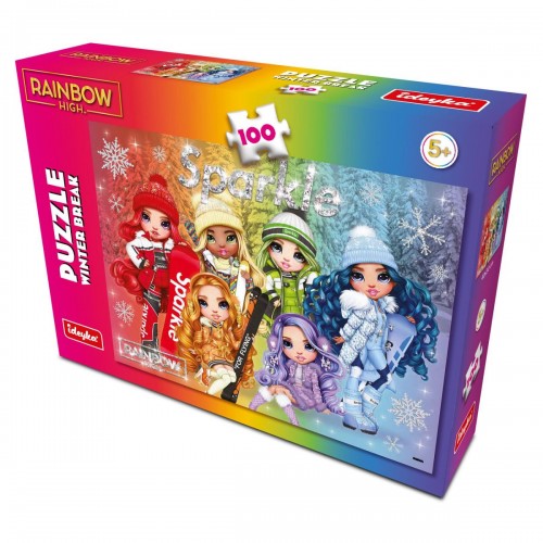 Пазли Rainbow High Winter Break, 100 елементів (Ідейка)