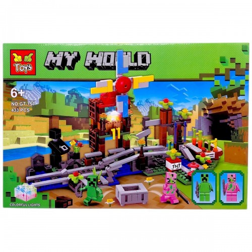 Конструктор "Minecraft/Майнкрафт" 433 дет, в коробке 48х32х6 см (MiC)