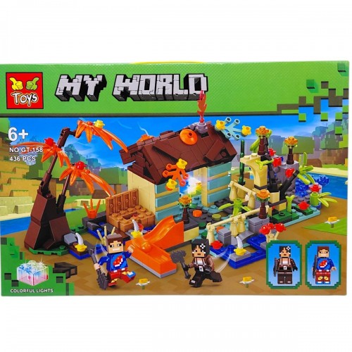 Конструктор "Minecraft/Майнкрафт" 436 дет, в коробке 48х32х6 см (MiC)