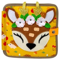 Мягкая книжка-бизиборд 