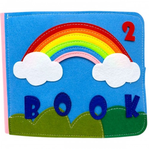 Мягкая книга-бизиборд (фетр, элементы на липучках, сюжетные игры) (MiC)