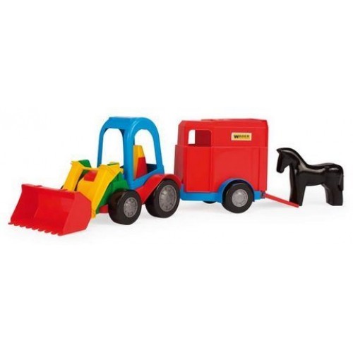 Трактор с прицепом (Wader)