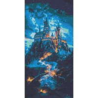 Алмазная мозаика Хогвартс 40х80 см