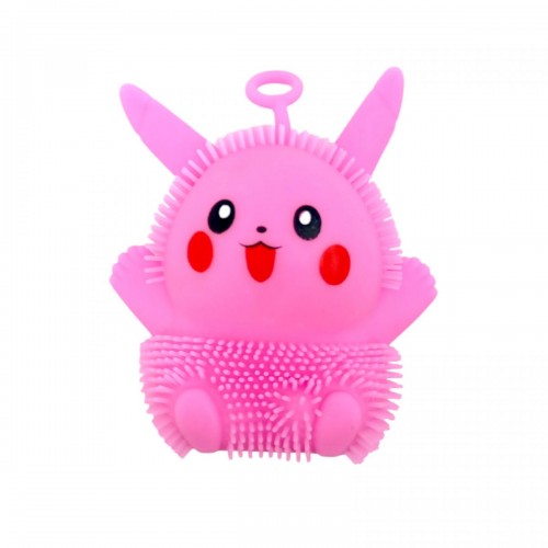 СЯЮЧИЙ СИЛІКОНОВИЙ АНІМЕ ПІКАЧУ 10 см. (РОЖЕВИЙ) (MiC)
