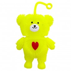 СИЛІКОНОВА СВІТЯШКА ВЕДМЕДИК 12 СМ. (ЖОВТИЙ)
