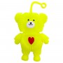 СИЛІКОНОВА СВІТЯШКА ВЕДМЕДИК 12 СМ. (ЖОВТИЙ) (MiC)