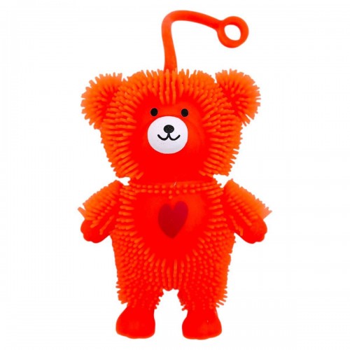 СИЛІКОНОВА СВІТЯШКА ВЕДМЕДИК 12 СМ. (ПОМАРАНЧЕВИЙ) (MiC)