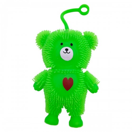 СИЛІКОНОВА СВІТЯШКА ВЕДМЕДИК 12 СМ. (ЗЕЛЕНИЙ) (MiC)