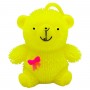 СИЛІКОНОВИЙ ВЕДМЕДИК, СВІТИТЬСЯ 9 см. (ЖОВТИЙ) (MiC)