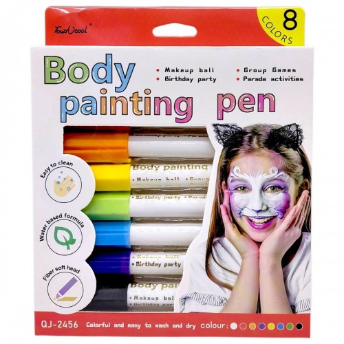 Аквагрим (8 кольорів) коробка (14,5х2х18 см) (MiC)