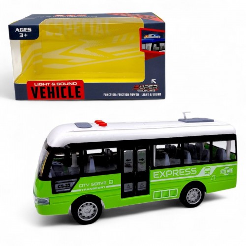 Машина инерционная, озвучена, со светом (в коробке 23x9x12 см) (YG Toys)