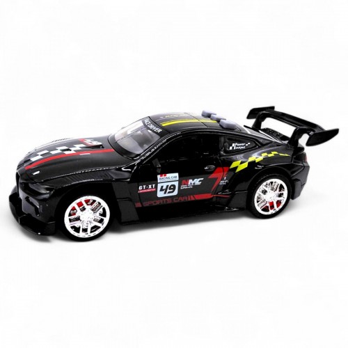 МАШИНКА ИНЕРЦИОННАЯ "BMW M4 COMPETITION RACING" (черная) (MiC)