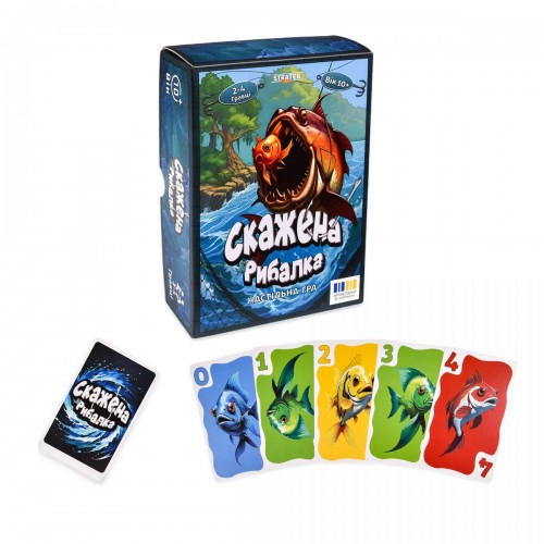 Настільна гра "Скажена рибалка" (укр) (Strateg)