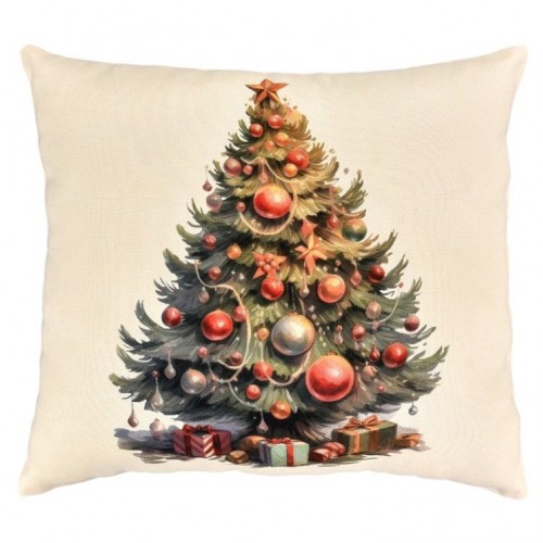 Подушка мікровелюр "Різдвяна Ялинка" 35х40 см (Strateg)