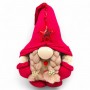 Мʼяка іграшка "Скандинавський гном" (Hand Made) висота 28 см, дівчинка (червоний) 25 см (MiC)