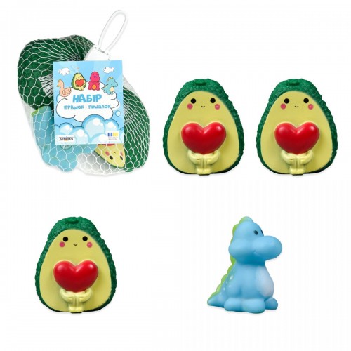 Набор игрушек-пищалок "Веселая компания" (Strateg)