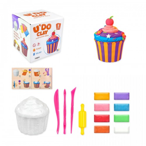 Набор для творчества "Кекс UʼDO Clay" (Strateg)