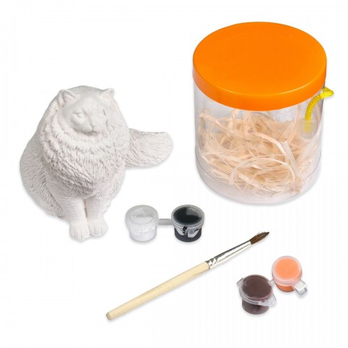 Набір для творчості "Гіпсова розмальовка. Котик" (Strateg)