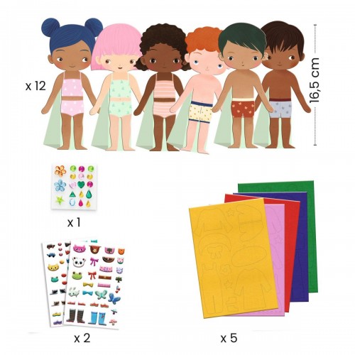 DJECO Набор для творчества «Мягкий наряд» (Djeco)