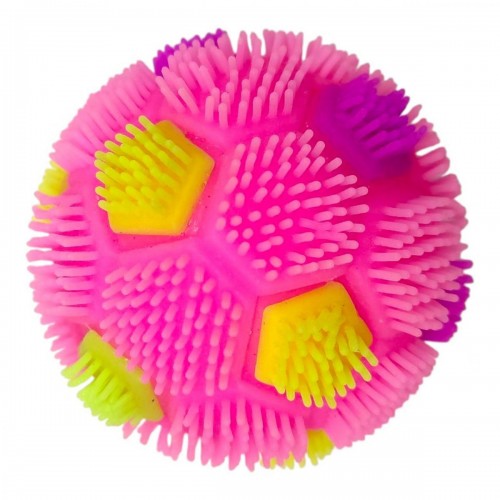 Уцінка. Їжачок, що світиться Футбол 6 см (РОЖЕВИЙ) - Не світиться (MiC)