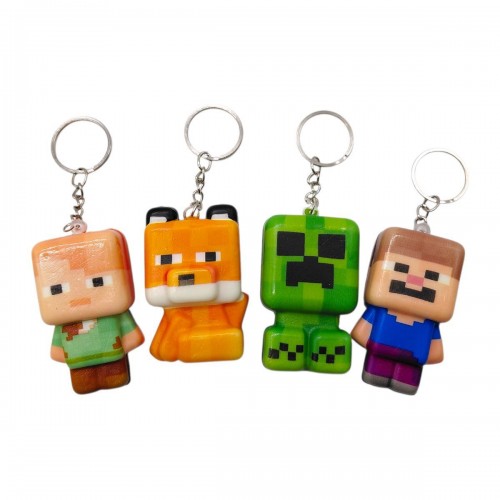 Сквиш-брелок "Майнкрафт" (микс видов) (MiC)