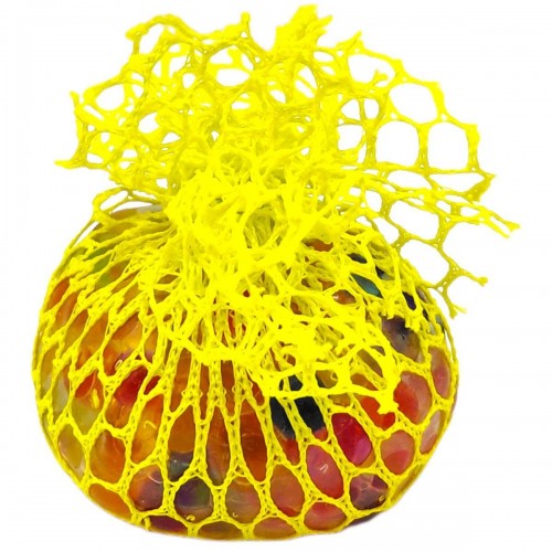 Анстистрес в сітці "Мізки" (ЖОВТИЙ) (MiC)