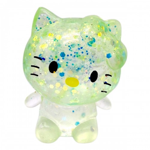 Антистрес жуйка-тягучка "Hello Kitty" 8 см (ЗЕЛЕНИЙ) (MiC)