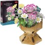 Тривимірна головоломка-конструктор із серії Букет квітів "Гвоздики" (Cubic Fun)