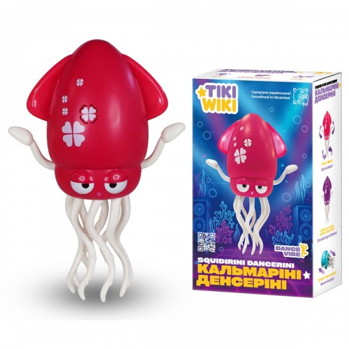 Інтерактивна іграшка TIKI WIKI – КАЛЬМАРІНІ ДЕНСЕРІНІ (світло, українською, рубіновий) (Tiki Wiki)