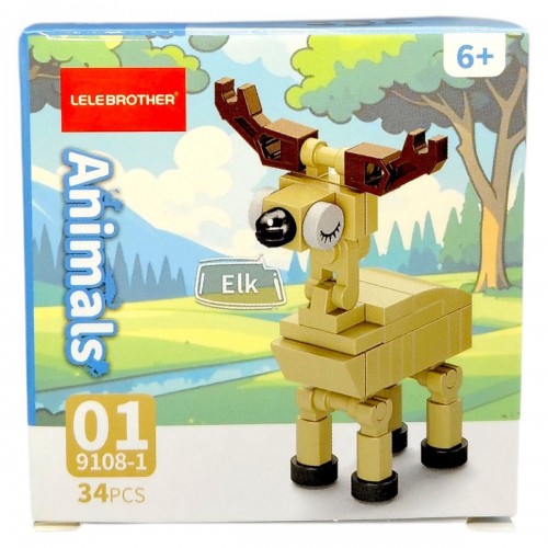 Конструктор “Тварини саван” (ВИД 1) (lelebrother)