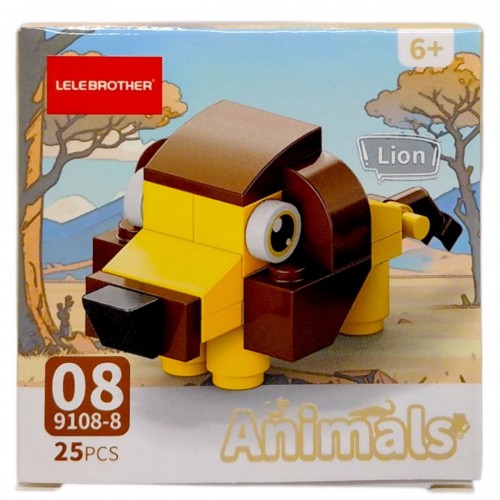 Конструктор “Тварини саван” (ВИД 8) (lelebrother)