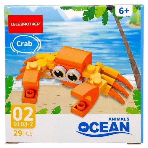 Конструктор “Морські тварини” (ВИД 2) (lelebrother)