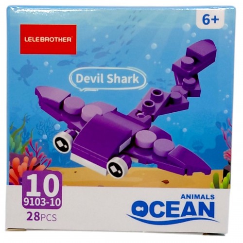 Конструктор “Морські тварини” (ВИД 10) (lelebrother)